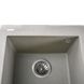 Кухонна мийка керамогранітна прямокутна GLOBUS LUX LAMA 410мм x 500мм сірий без сифону 000007950 4 з 5