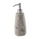 Дозатор для жидкого мыла AQUANOVA Conor настольный на 200мл округлый из камня бежевый CONDIS-15 2 из 3