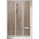 Двері скляні для душової ніші універсальні розсувні трисекційні RAVAK SUPERNOVA ASDP3-100 198x100см прозоре скло 3мм профіль сатин 00VA0UR2Z1 1 з 4