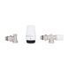 Термокомплект для радіатора THERMO ALLIANCE Forte осьовий 1/2"x1/2" з налаштуванням з осьовим підключенням TAF302G15 5 з 6
