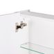Шкаф с зеркалом в ванную Q-TAP Albatross 80x79x14.5см c подсветкой белый QT0177ZP800LW 7 из 10