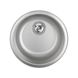 Мойка на кухню металлическая круглая APELL 435мм x 435мм микротекстура 0.7мм без сифона CIVIIAC 1 из 2