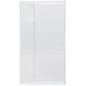 Двері скляні для душової ніші універсальні розпашні двосекційні Q-TAP Pisces 185x100см матове скло 5мм профіль білий PISWHI2091CP5 1 з 6