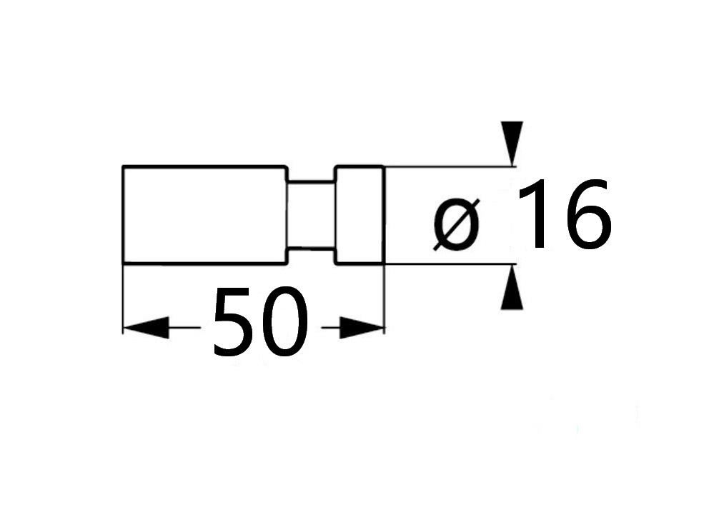 Крючок настенный одинарный EMCO System2 хром металл 3575 001 01