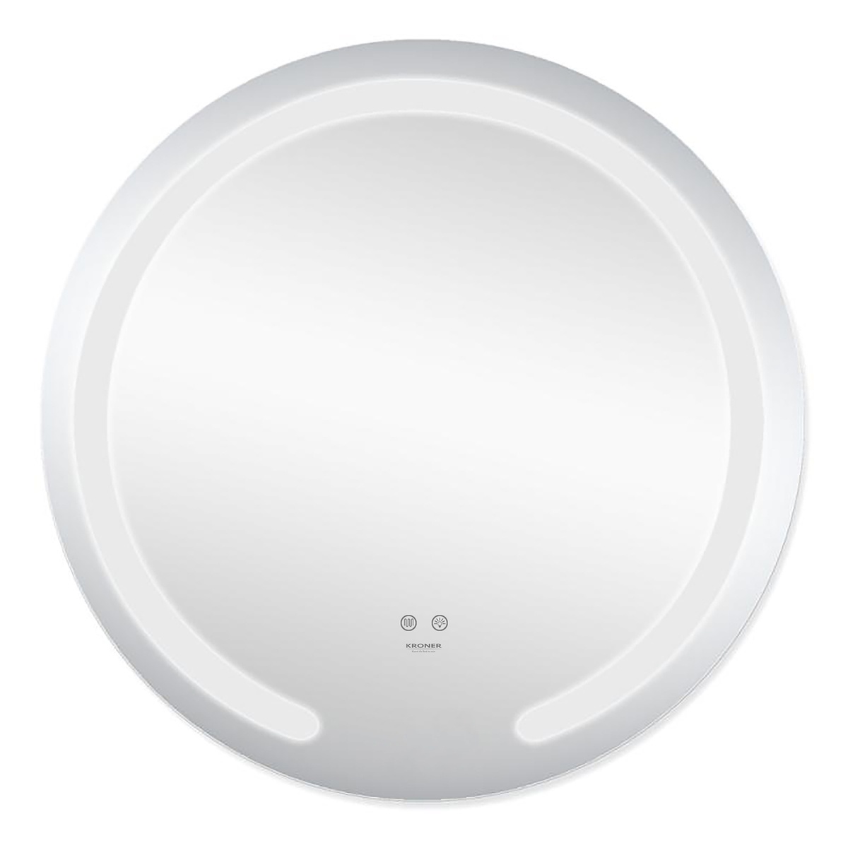 Зеркало в ванную KRONER Spiegel 60x60см c подсветкой сенсорное включение антизапотевание круглое CV030041