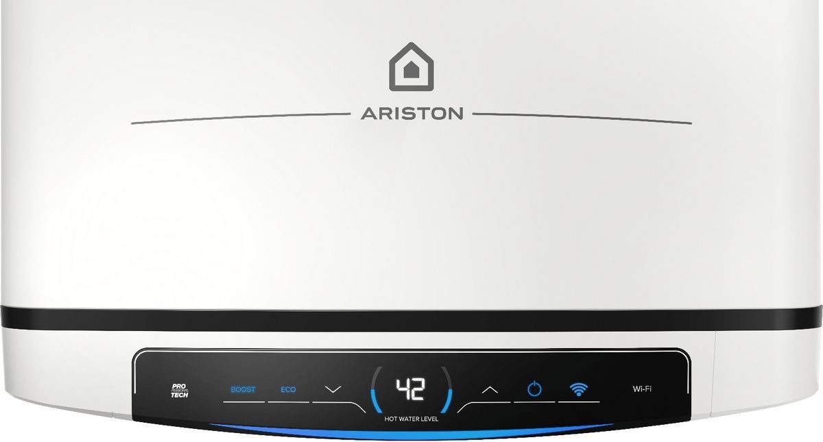Бойлер електричний універсальний 100л ARISTON Velis Pro Wi-Fi сухий тен 3кВт 1255x511x280мм 3100910