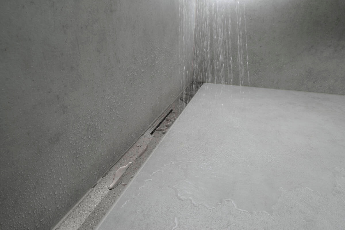 Решітка для душового каналу HANSGROHE RainDrain Flex 900мм цільна чорна 56052340