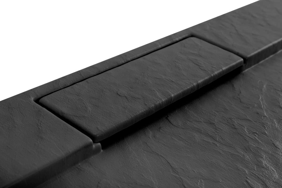 Піддон для душової кабіни REA GRAND REA-K4595 90x90x3.5см квадратний акриловий із сифоном чорний