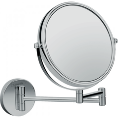 Косметическое зеркало HANSGROHE LOGIS 73561000 круглое подвесное металлическое хром