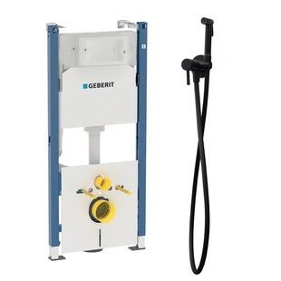 Инсталляция для унитаза GEBERIT Duofix и гигиенический душ Paffoni 458.126.00.1_ZDUP110NO