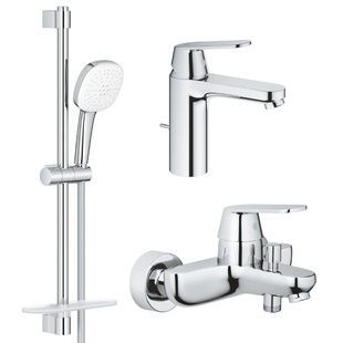 Набір змішувачів для ванної GROHE Eurosmart Cosmopolitan хром латунь UA126112M3