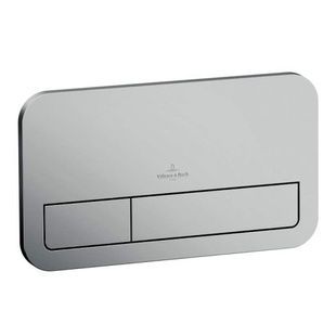 Кнопка зливу для інсталяції VILLEROY&BOCH ViConnect пластик подвійна матована хром 92249069