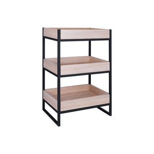 Стелаж Q-TAP Taurus 49.5x77.5x34.2см монтаж на підлогу чорний QT24752SN800WO