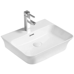 Умывальник накладной MIXXUS Bevel 490x415x135мм прямоугольный белый MP6480