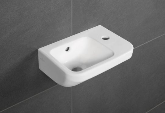 Раковина подвесная в ванную 360мм x 260мм VILLEROY&BOCH ARCHITECTURA белый прямоугольная 43733601