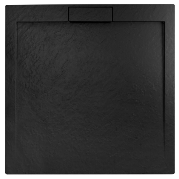 Піддон для душової кабіни REA GRAND REA-K4595 90x90x3.5см квадратний акриловий із сифоном чорний
