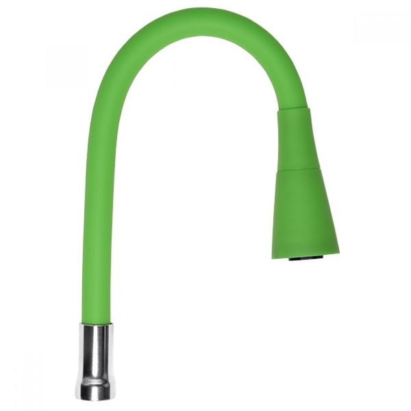 Вилив для змішувача WEZER гнучкий рефлекторний для кухні 50см зелений WKC-059-GREEN