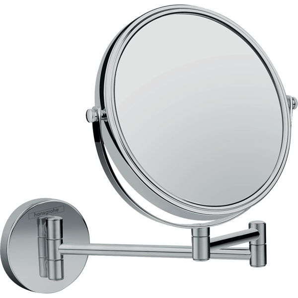 Косметическое зеркало HANSGROHE LOGIS 73561000 круглое подвесное металлическое хром