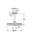 Верхний душ с кронштейном GROHE Tempesta 250мм пластик черный 266882430 4 из 4