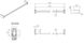 Держатель для полотенец CREABATH S6 192236 558мм прямоугольный металлический хром 2 из 2