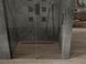 Двері для душової ніші MEXEN Omega скляні розсувні двосекційні 190x140см прозорі 8мм профіль чорний MEX-825-140-000-70-00 5 з 7