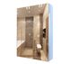 Шкафчик подвесной с зеркалом в ванную AQUARIUS Standard 45x70x15см белый AQ-U1189509470 1 из 3