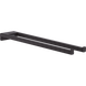 Тримач для рушників подвійний HANSGROHE ADDSTORIS 41770670 445мм прямокутний металевий чорний 1 з 3