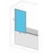 Шторка стеклянная для ванны универсальная 140x70см REA ELEGANT стекло прозрачное 5мм профиль золотой REA-W6600 2 из 6