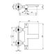 Змішувач для ванної термостатичний Q-TAP Votice хром латунь QVTC30T105GC 2 з 7