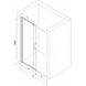 Дверь для душевой ниши MEXEN Omega стеклянная раздвижная двухсекционная 190x140см прозрачная 8мм профиль черный MEX-825-140-000-70-00 2 из 7