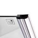 Шторка стеклянная для ванны двухсекционная распашная 142x119.5см LIDZ Brama стекло прозрачное 6мм профиль хром LBSS120140RCRMTR 3 из 8