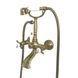 Змішувач для ванної двовентильний із коротким виливом TRES Retro бронзовий латунь 5241700161 1 з 3