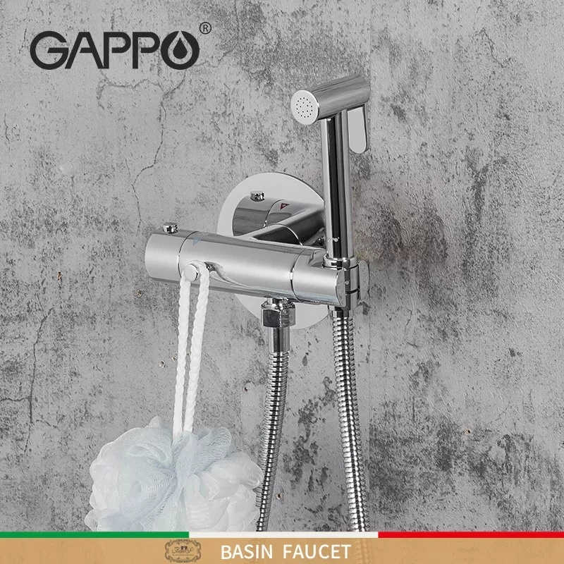 Змішувач для гігієнічного душу GAPPO прихованого монтажу хром латунь 100мм G7290