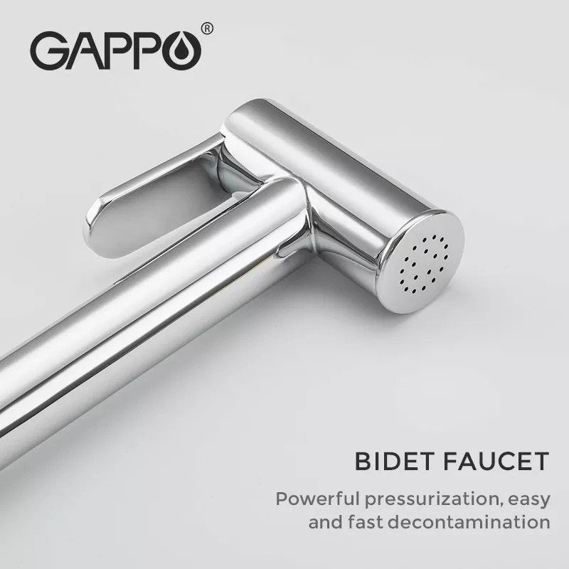 Змішувач для гігієнічного душу GAPPO прихованого монтажу хром латунь 100мм G7290