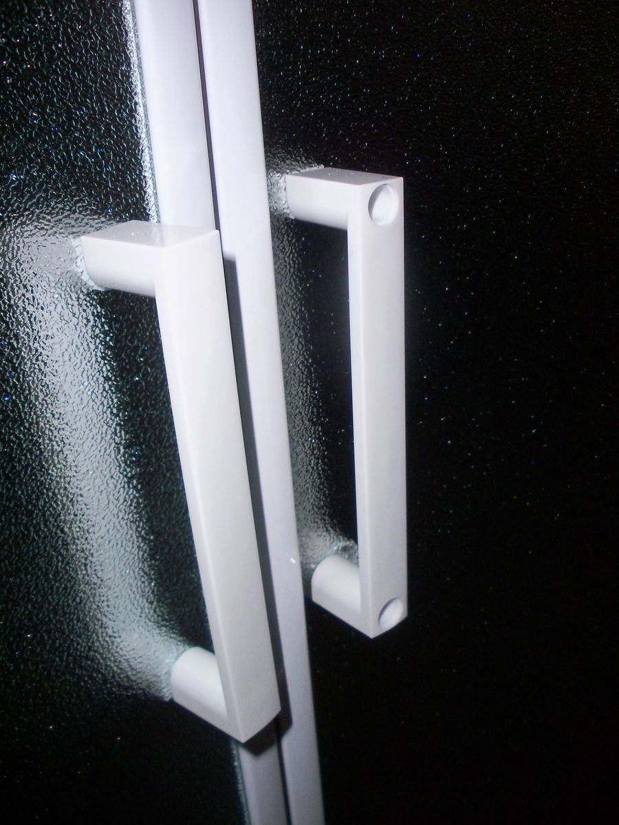 Кабина для душа полукруглая угловая двухдверная c поддоном EGER TISZA 90x90x200см матовое стекло 4мм профиль белый 599-021