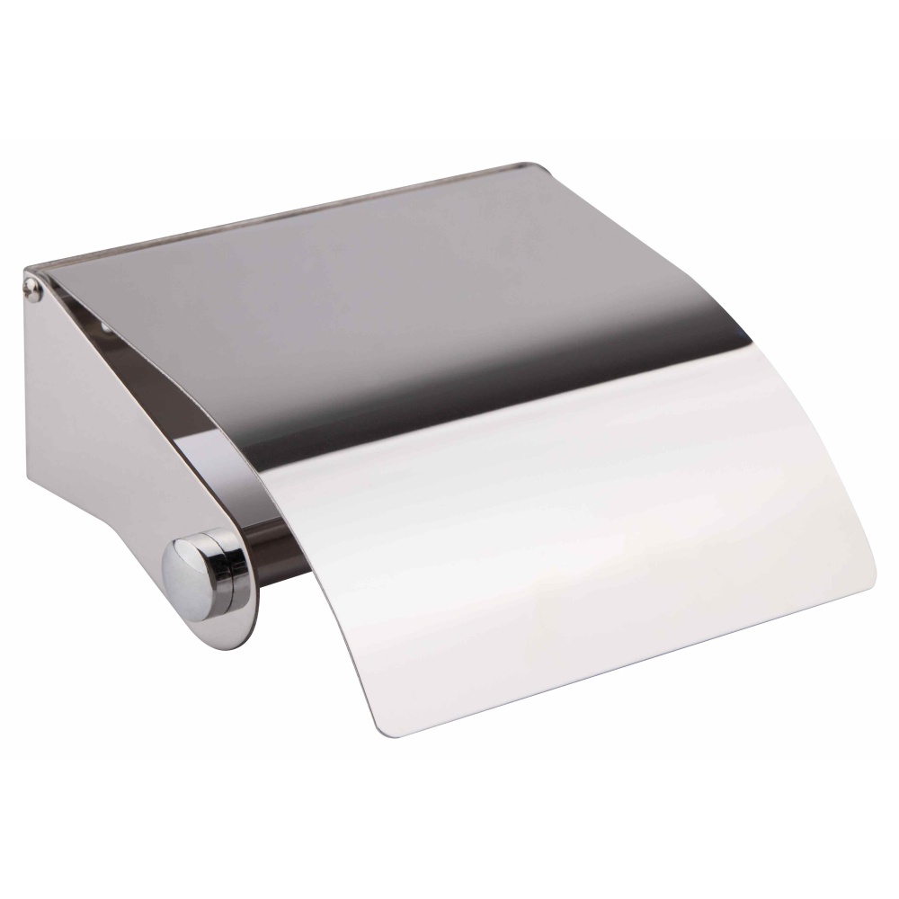 Держатель туалетной бумаги с крышкой LIDZ 121 хром металл LIDZCRM1210401
