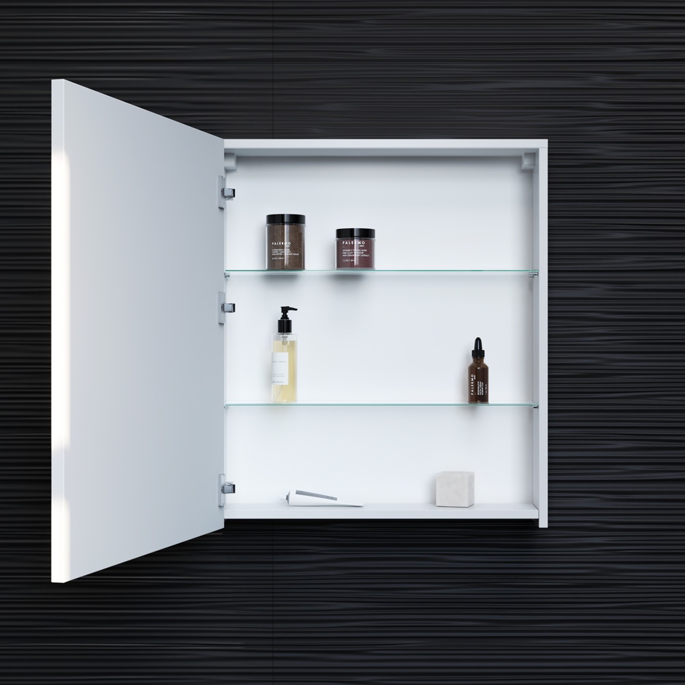 Шкафчик с зеркалом для ванной AM.PM Spirit 61x56x14.5см белый M70MCL0600WG38