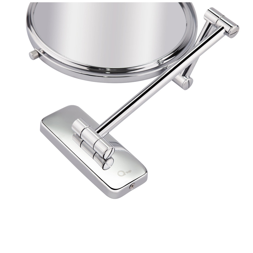Косметичне дзеркало для ванної Q-TAP Liberty хром метал QTLIBCRM1147