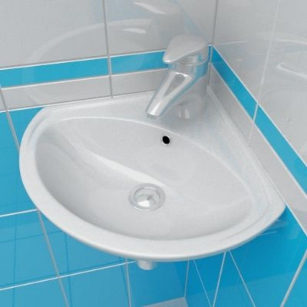 Умывальник подвесной для ванной 365мм x 320мм CERSANIT SIGMA белый K11-0013