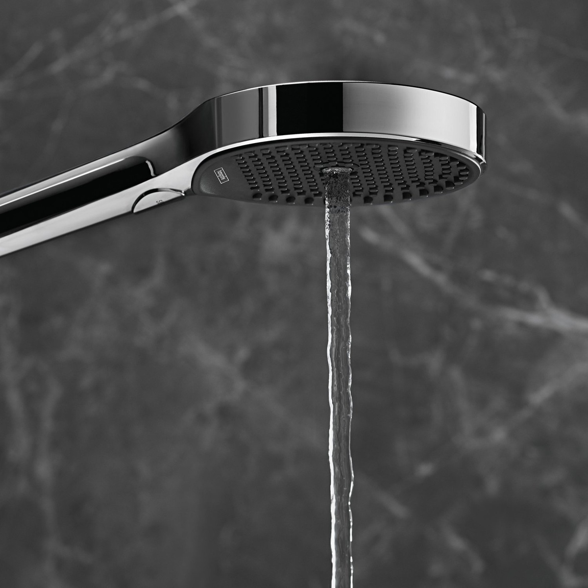 Душевая лейка HANSGROHE Rainfinity с кнопкой 132мм пластик хром 26864000