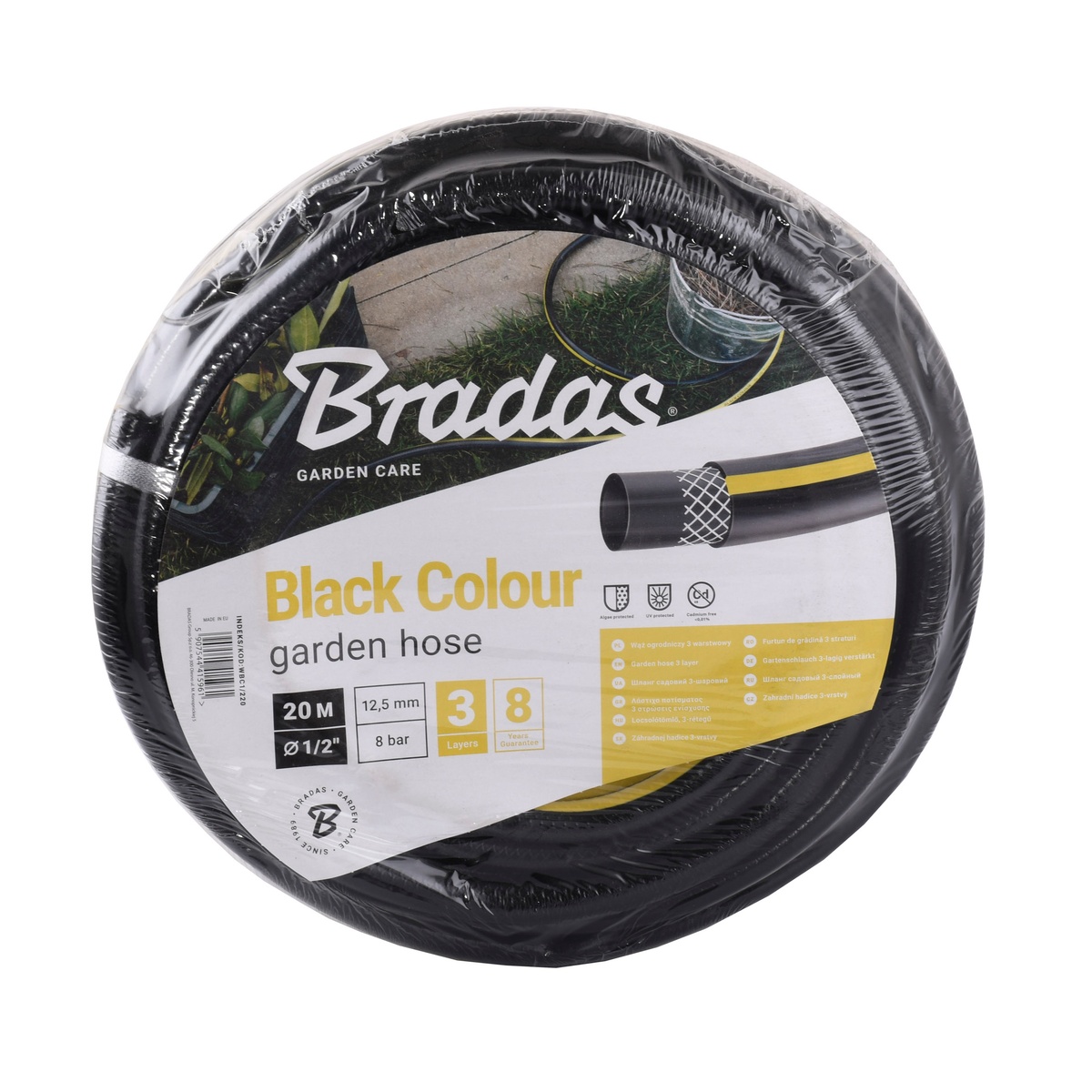 Шланг для поливу BRADAS чорний WBC1/220 BLACK COLOUR 1/2″ 20м