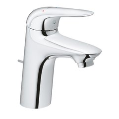 Змішувач для умивальника одновентильний GROHE Wave 2015 хром латунь з донним клапаном 23581001