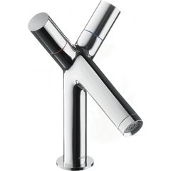 Змішувач для умивальника двовентильний HANSGROHE AXOR Starck хром латунь з донним клапаном 10030000