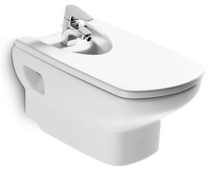 Биде подвесное ROCA DAMA SENSO белый (без смесителя и крышки) A357515000