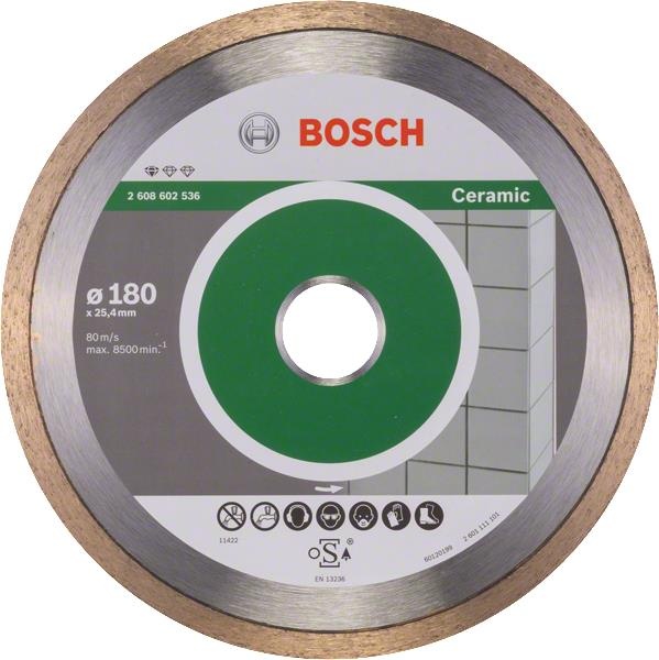 Диск алмазний Bosch Standard for Ceramic, 180х25.4мм