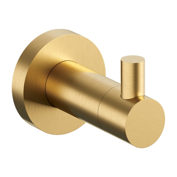 Крючок настенный одинарный OMNIRES MODERN PROJECT округлый металлический золото MP60110GLB