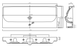 Умывальник подвесной в ванную 1197мм x 480мм KOLO TRAFFIC белый прямоугольная L91120000 2 из 5