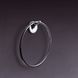 Держатель-кольцо для полотенец HANSGROHE AXOR Starck 40821000 225мм округлый металлический хром 3 из 3