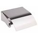 Тримач туалетного паперу із кришкою LIDZ 121 хром метал LIDZCRM1210401 1 з 3