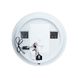 Зеркало круглое для ванны Q-TAP Scorpio 59x59см c подсветкой сенсорное включение антизапотевание QT14782001W 4 из 6